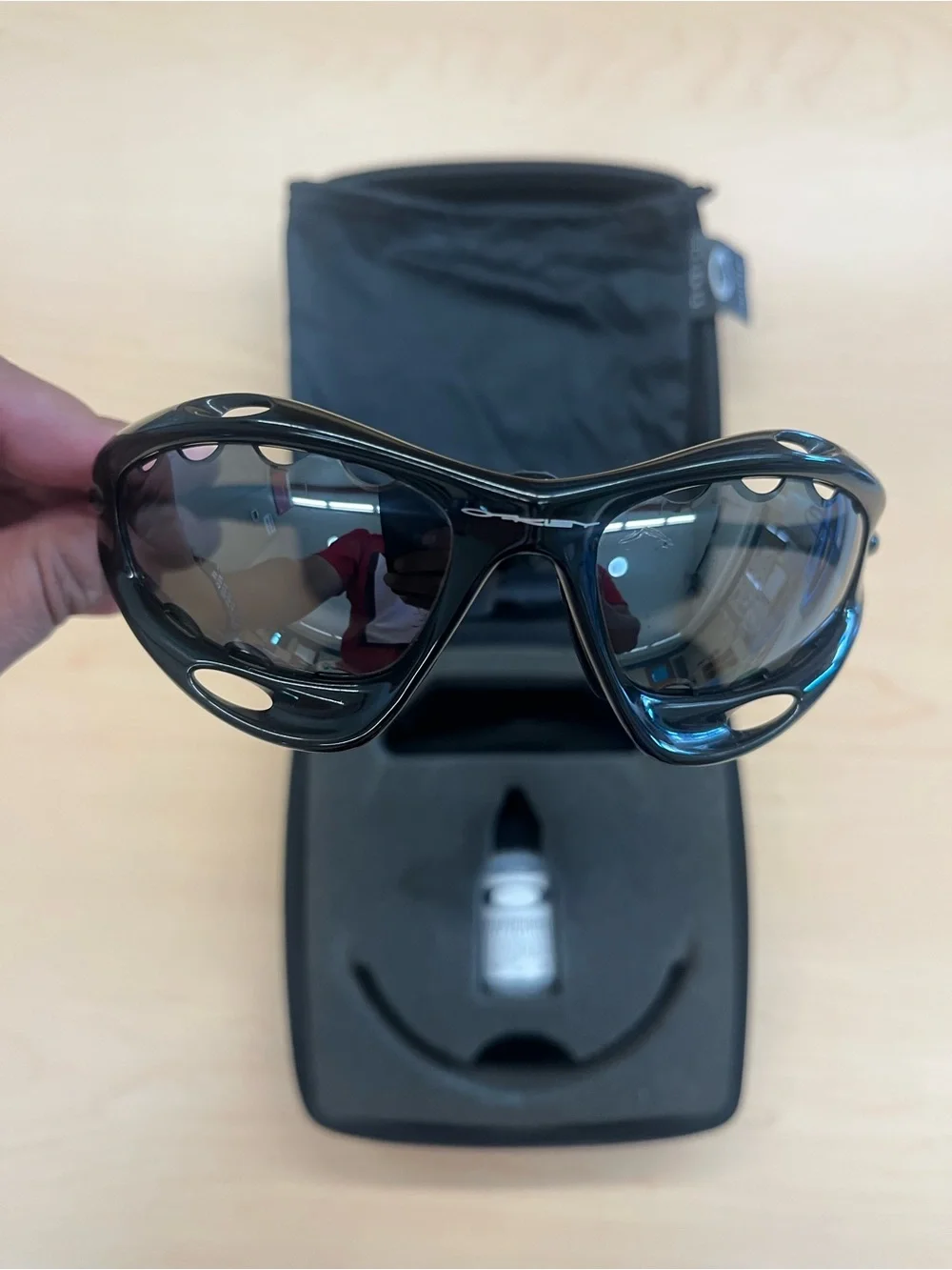 Oakley Racing Jacket Sunglasses - Picture 4 of 11